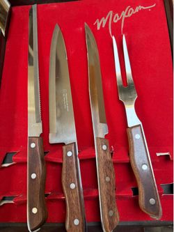 4 Piece Maxam Carving Set. Never Used