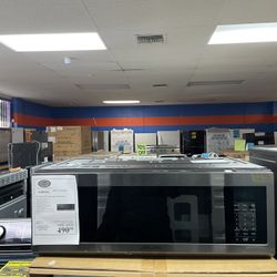 BLACK STAINLESS STEEL SAMSUNG MICROWAVE 