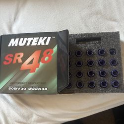Muteki SR48 Lug Nuts 12x1.25 / 12x1.5 - 48mm