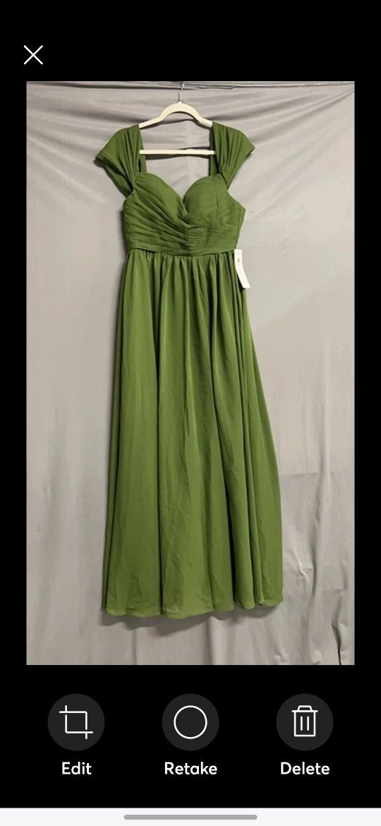 Olive Green Dress