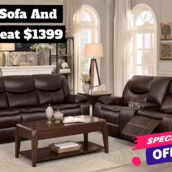 2 Pc Sofa And Loveseat 