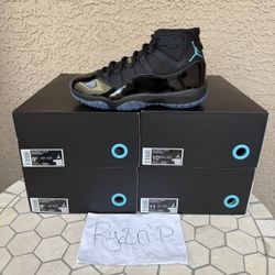 Jordan 11 Gamma Men Sizes $360 Each 9.5, 9.5, 10.5, 11
