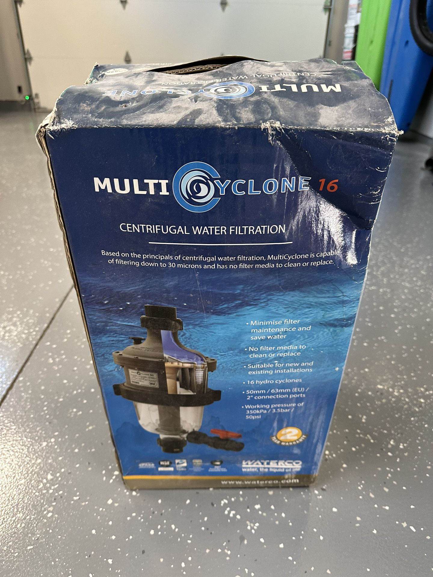 Multi Cyclone 16 Centrifugal water Filtrator
