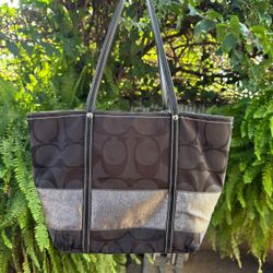 Vintage coach tote