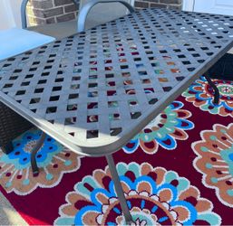 Metal Patio Table