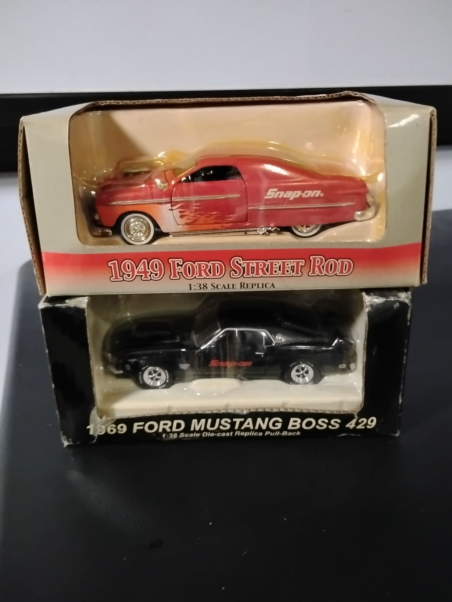 2 Snap on Hot Rods 1949 Street Rod/;1969 Ford Mustang Boss Both 1 Price
