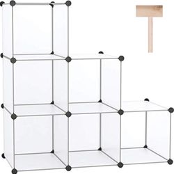 Cube Storage/Closet Cabinet, DIY Plastic Modular Book Shelf,