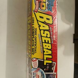 Complet Set Factory Sealed 792 Picture Cards 1991 Tops MLB Baseball