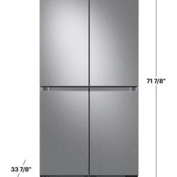 ❄️NEW Samsung 29 cu.ft 4-Door Flex French Door Refrigerator w WiFi Beverage Center & Dual Ice maker