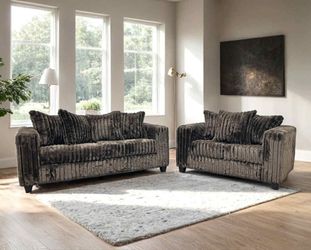 New Sofa + Ottoman