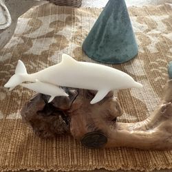 Vintage John Perry Dolphin Art 