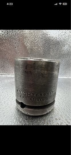 Wright Tool 6893 13/16” 3/4 Drive Square Budd Wheel Metric Impact Socket