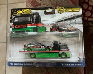Hot Wheels Team Transport 96 Honda Accord & Fleet Street