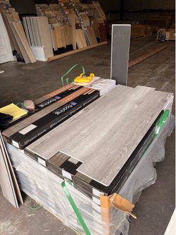 Grey Vinyl plank flooring