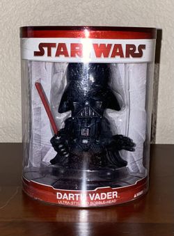 Funko Star Wars Darth Vader Ultra-Stylized Bobble-Head Figure 2009  Description: Unleash the power of the dark side with this ultra-stylized Da