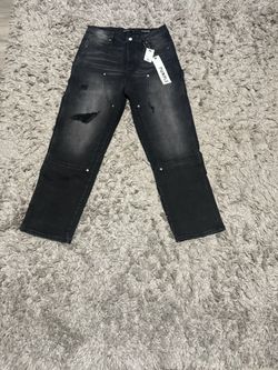 Purple jeans 