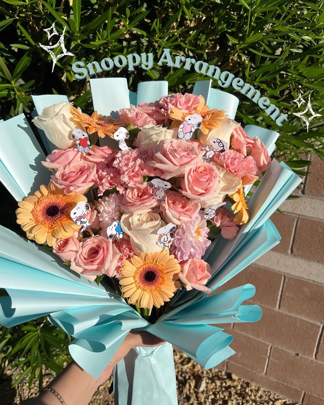 Snoopy Themed Bouquet🤍