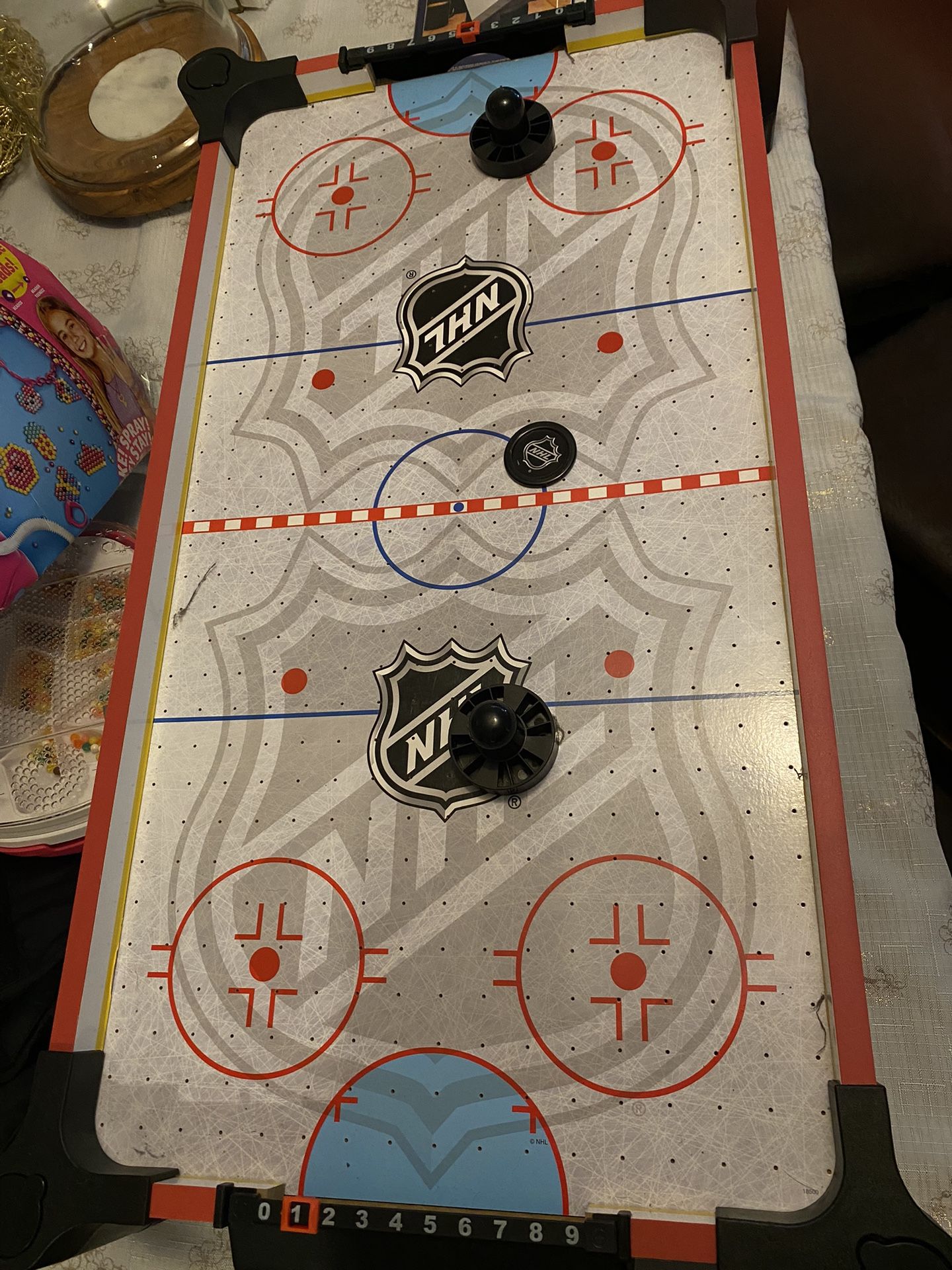Little Kids, Air Hockey Table