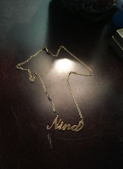 16 inch diamond cut flat chain necklace