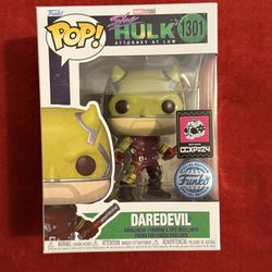 Funko Pop Marvel DAREDEVIL #1301 (She Hulk Series) CCXP24 Mexico Con Exclusive