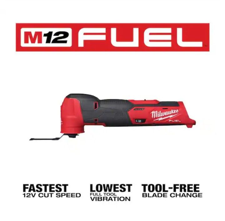 Milwaukee M12 FUEL 12V Lithium-Ion Cordless Oscillating Multi-Tool (Tool-Only)