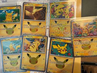 Pokemon 30th Anniversary Pikachus
