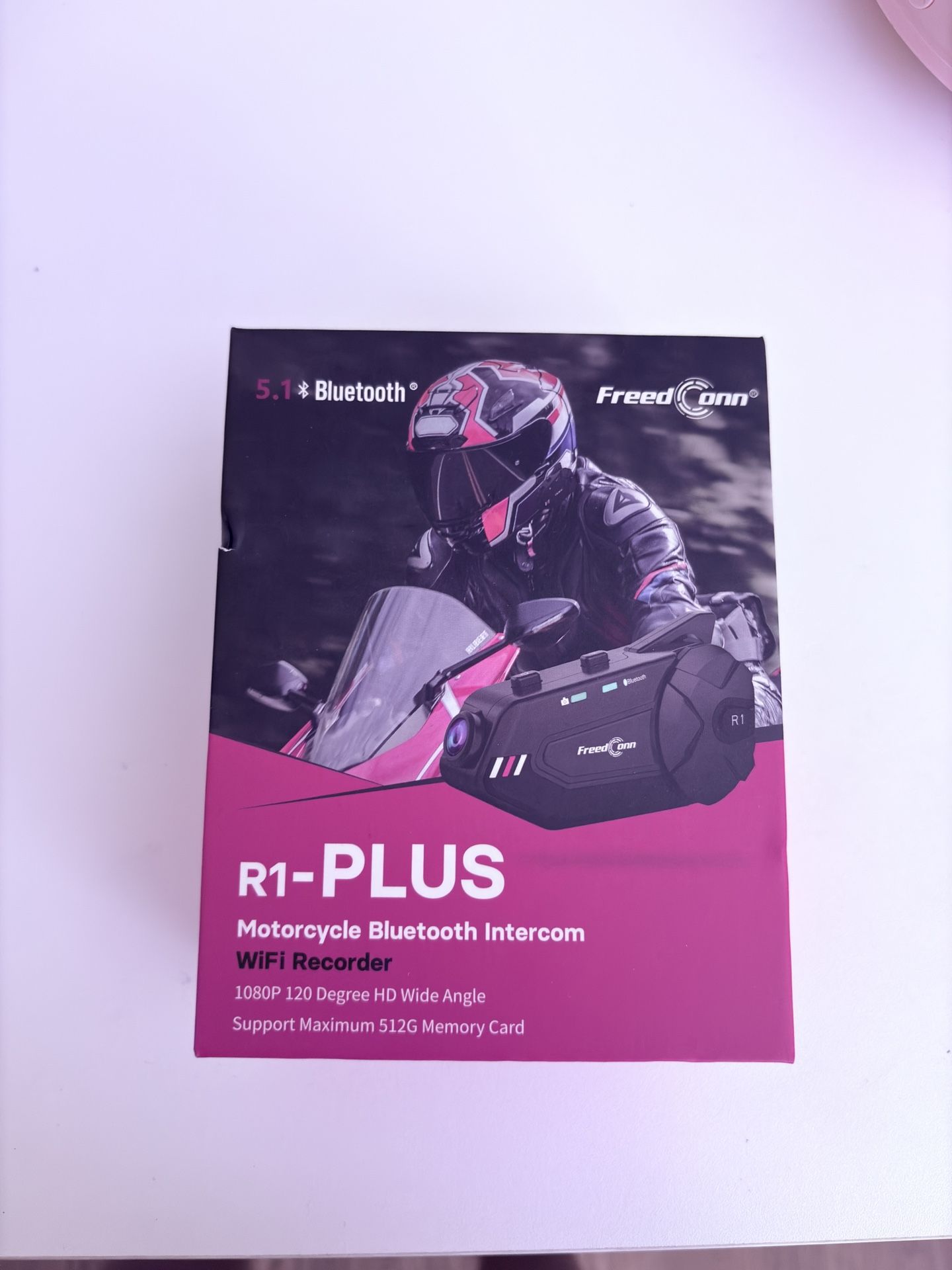 Motorcyclist Helmet Bluetooth with Camera Recorder