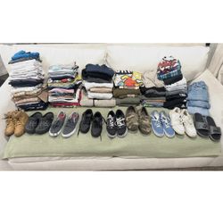 Bundle Of Boys Clothes & Shoes