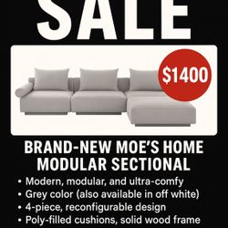 Brand-New Moe’s Home Modular Sectional