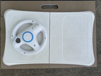 Nintendo Wii Balance Board & Wii Wheel – Used