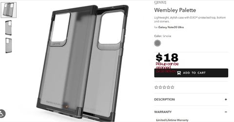 Zagg case for Samsung Note20 5G Ultra case