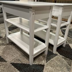Set Of 2 Side Tables / End Tables / Night Stands 
