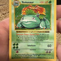 Pokemon - Shadowless Venusaur - $200