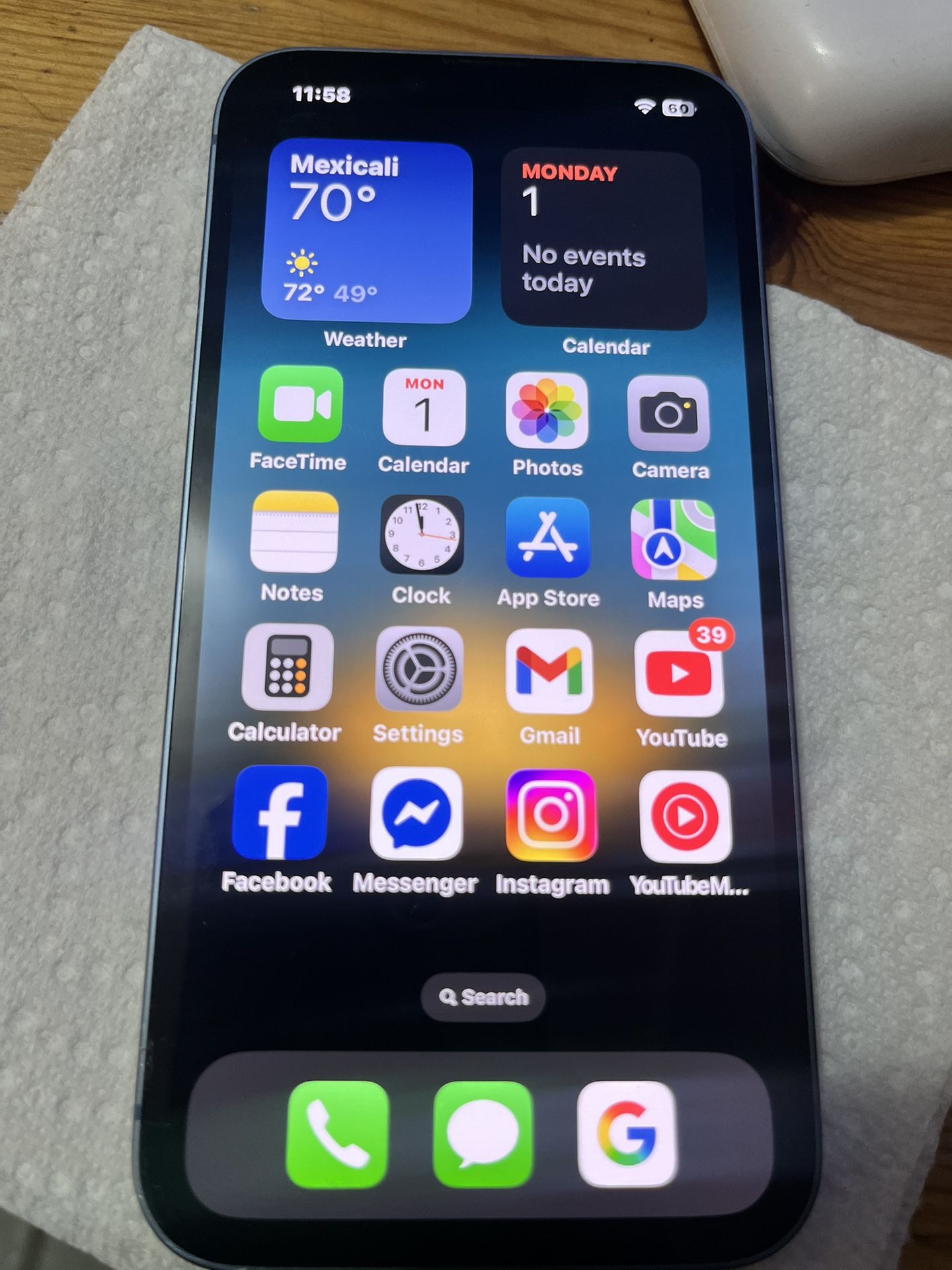 IPhone 14 Blue 256 Gigs 