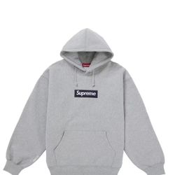 Supreme Box Logo Heather Grey 