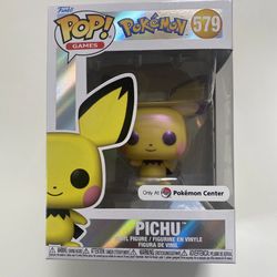 Pokémon Center Exclusive Pearlescent Pichu Funko Pop