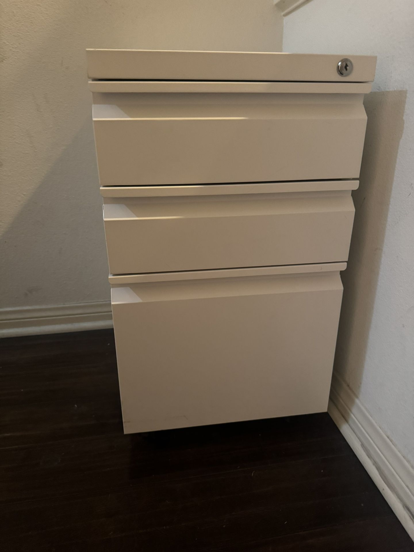 White Filing Cabinet