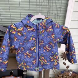 L.L.Bean Infants' and Toddlers' Discovery Rain Jacket - In the Night Sky Butterfly