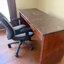 Desk & chair