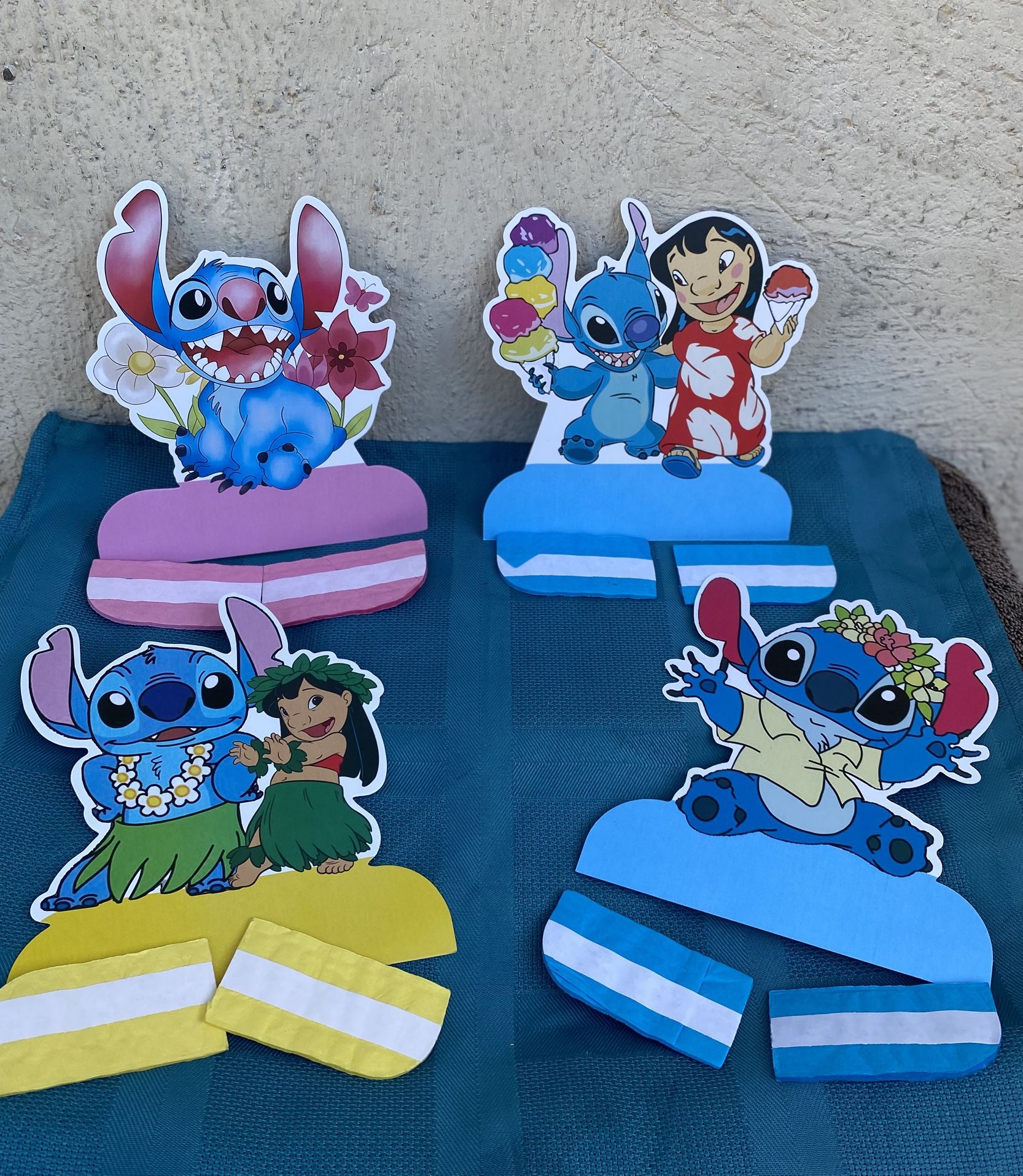 Lilo And Stitch Honeycomb Centerpieces