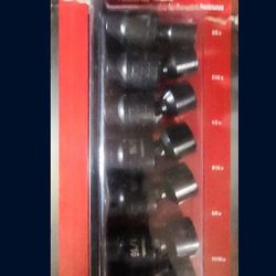 Husky 3/8 in. Drive Metric Pinless Universal Impact Socket Set