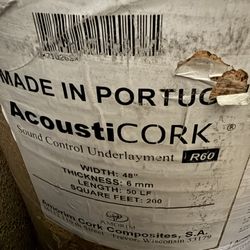 Acousticork Cork Underlayment