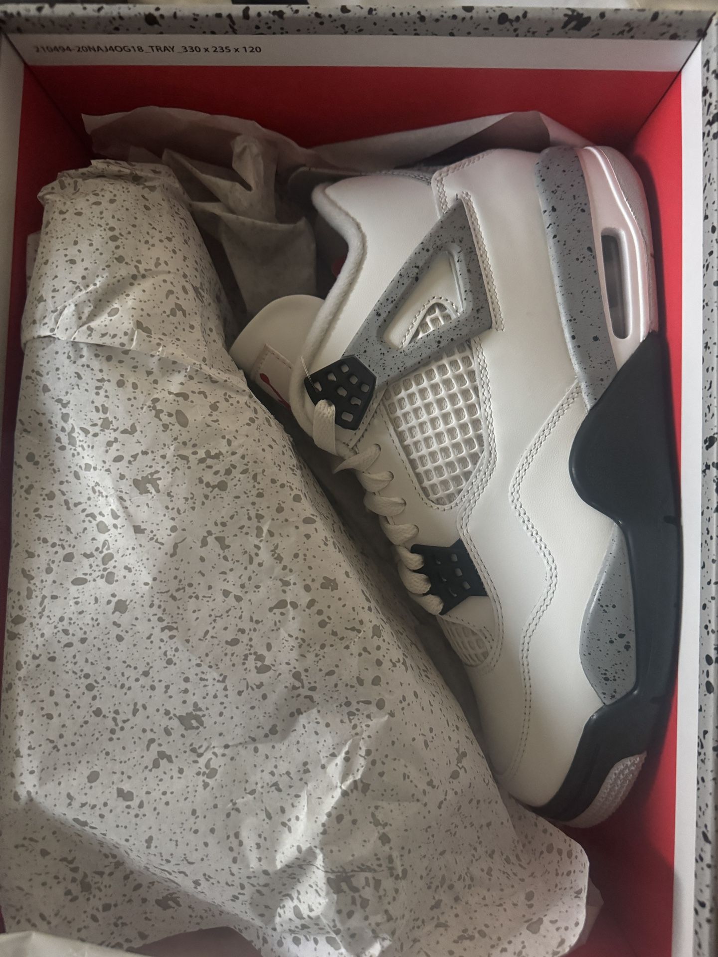 Jordan 4 Retro White Cement 