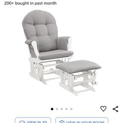 Glider and ottoman, good for nursery too