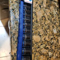 Hyper TOUGHT  3/8 Inch Socket Set 10 Pieces