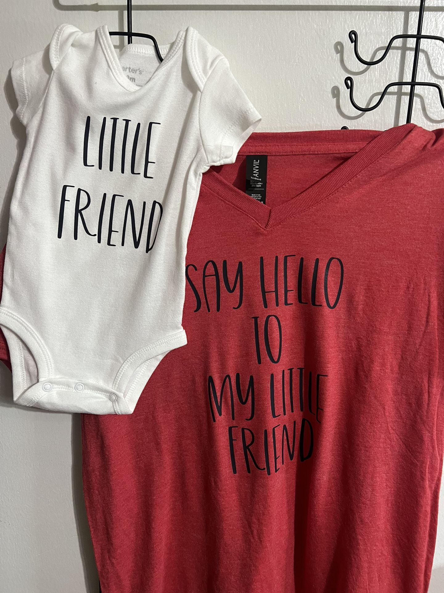 Two Shirts- One For Parent And One For Baby/toddler
