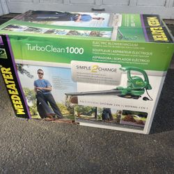 Weed Eater Turbo Clean 1000 3-IN-1 Electric Corded leaf blower Vacuum Brand New 