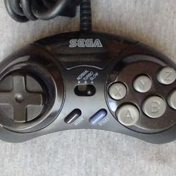 Vintage Sega Genesis 6-button Controller 1980s