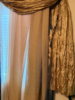 Bed Bath and Beyond -Window Sheer Drapes and Scarf