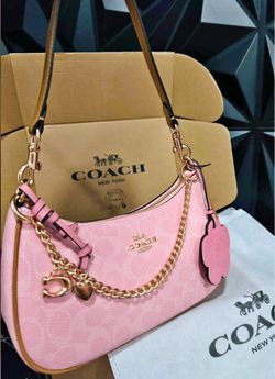 Pink coach purse